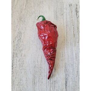 Paper mache Chili Pepper vintage ornament Xmas decor